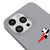iPhone 15 Pro Max Flying Panda Telefon Kılıfı - Renkli Silikon - Gri