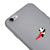 iPhone 6S Flying Panda Telefon Kılıfı - Renkli Silikon - Gri