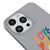 iPhone 13 Pro Love Your Damn Telefon Kılıfı - Renkli Silikon - Gri