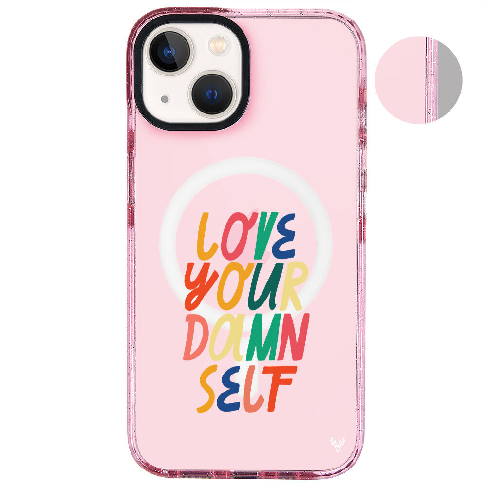 MagsafeliArtycaseSimliPembe