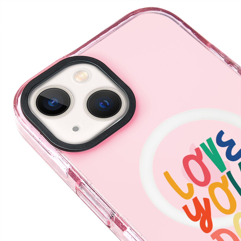 MagsafeliArtycaseSimliPembe