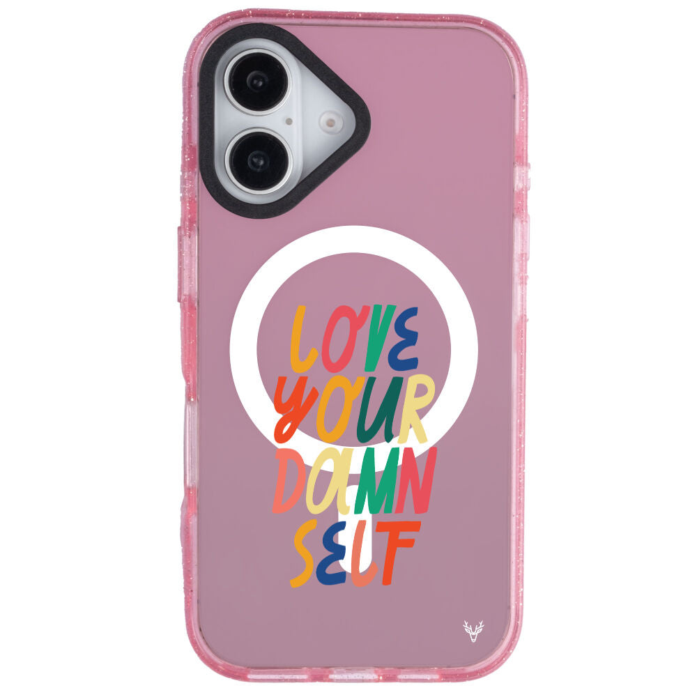 MagsafeliArtycaseSimliPembe
