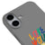 iPhone 16 Plus Love Your Damn Telefon Kılıfı - Renkli Silikon - Gri