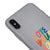 iPhone X Love Your Damn Telefon Kılıfı - Renkli Silikon - Gri
