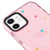 iPhone 11 Spaced Stars Telefon Kılıfı - Artycase - Simli Pembe