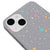 iPhone 13 Mini Spaced Stars Telefon Kılıfı - Renkli Silikon - Gri