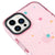 iPhone 13 Pro Max Spaced Stars Telefon Kılıfı - Artycase - Simli Pembe
