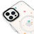 iPhone 14 Pro Spaced Stars Telefon Kılıfı - Magsafeli Artycase - Beyaz