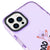 iPhone 13 Pro Good Vibes Only Telefon Kılıfı - Artycase - Simli Mor