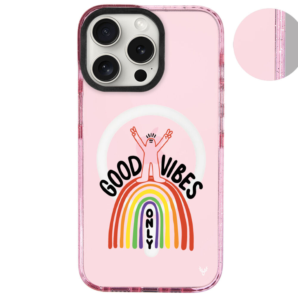 MagsafeliArtycaseSimliPembe