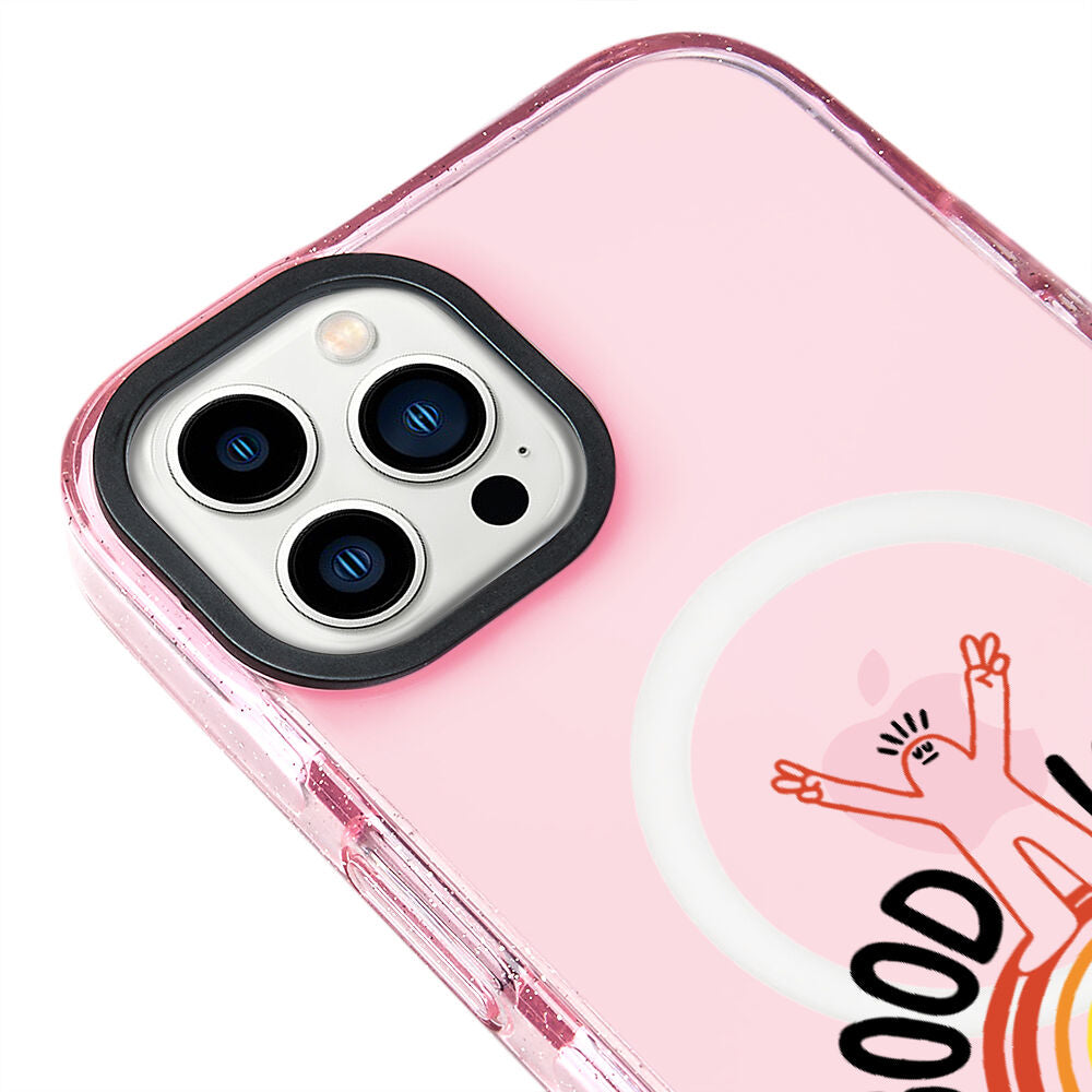 MagsafeliArtycaseSimliPembe