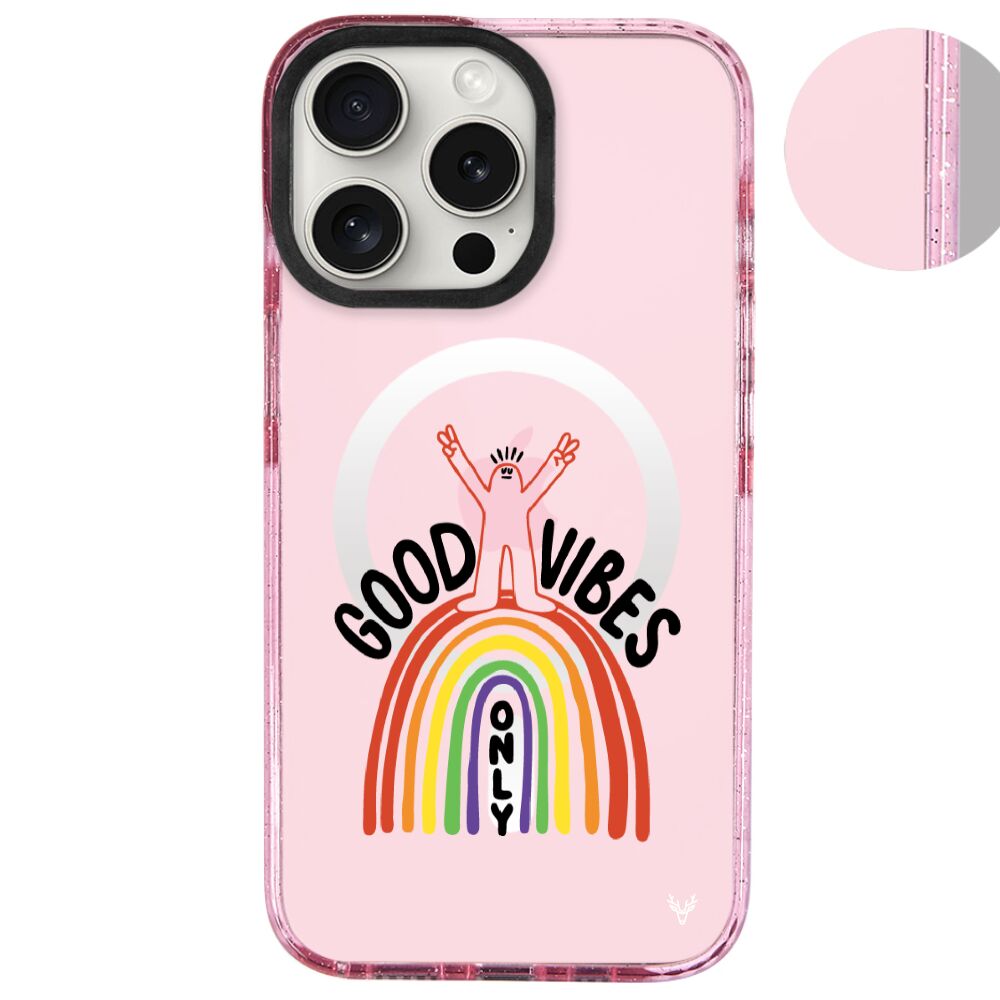 MagsafeliArtycaseSimliPembe