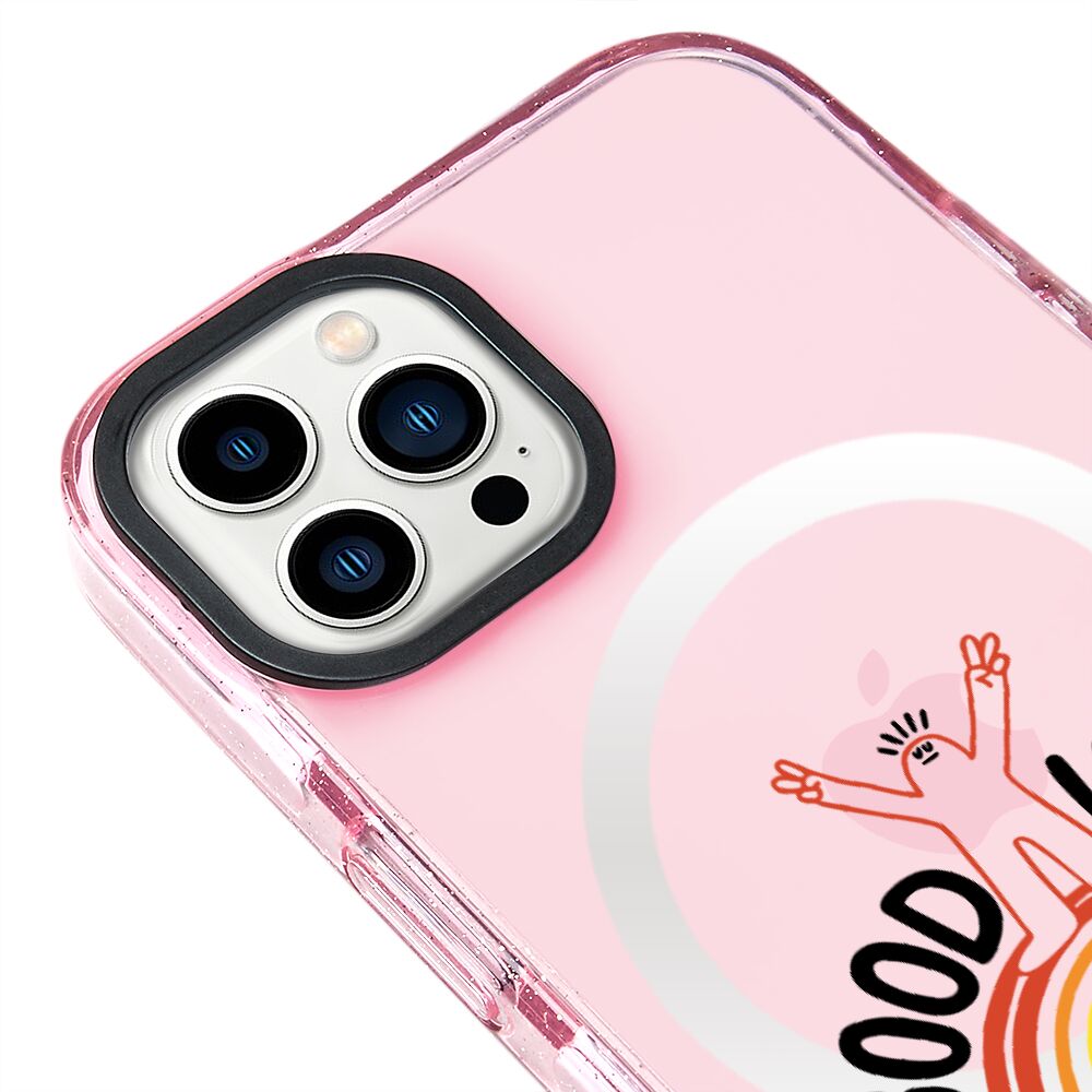 MagsafeliArtycaseSimliPembe