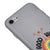 iPhone 8 Good Vibes Only Telefon Kılıfı - Renkli Silikon - Gri