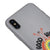 iPhone X Good Vibes Only Telefon Kılıfı - Renkli Silikon - Gri