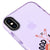 iPhone XS Good Vibes Only Telefon Kılıfı - Artycase - Simli Mor