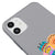 iPhone 11 Smile Eyes Telefon Kılıfı - Renkli Silikon - Gri