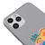 iPhone 11 Pro Max Smile Eyes Telefon Kılıfı - Renkli Silikon - Gri
