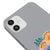 iPhone 12 Mini Smile Eyes Telefon Kılıfı - Renkli Silikon - Gri