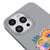 iPhone 13 Pro Smile Eyes Telefon Kılıfı - Renkli Silikon - Gri