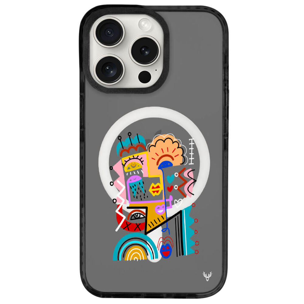 MagsafeliArtycaseCoolBlack