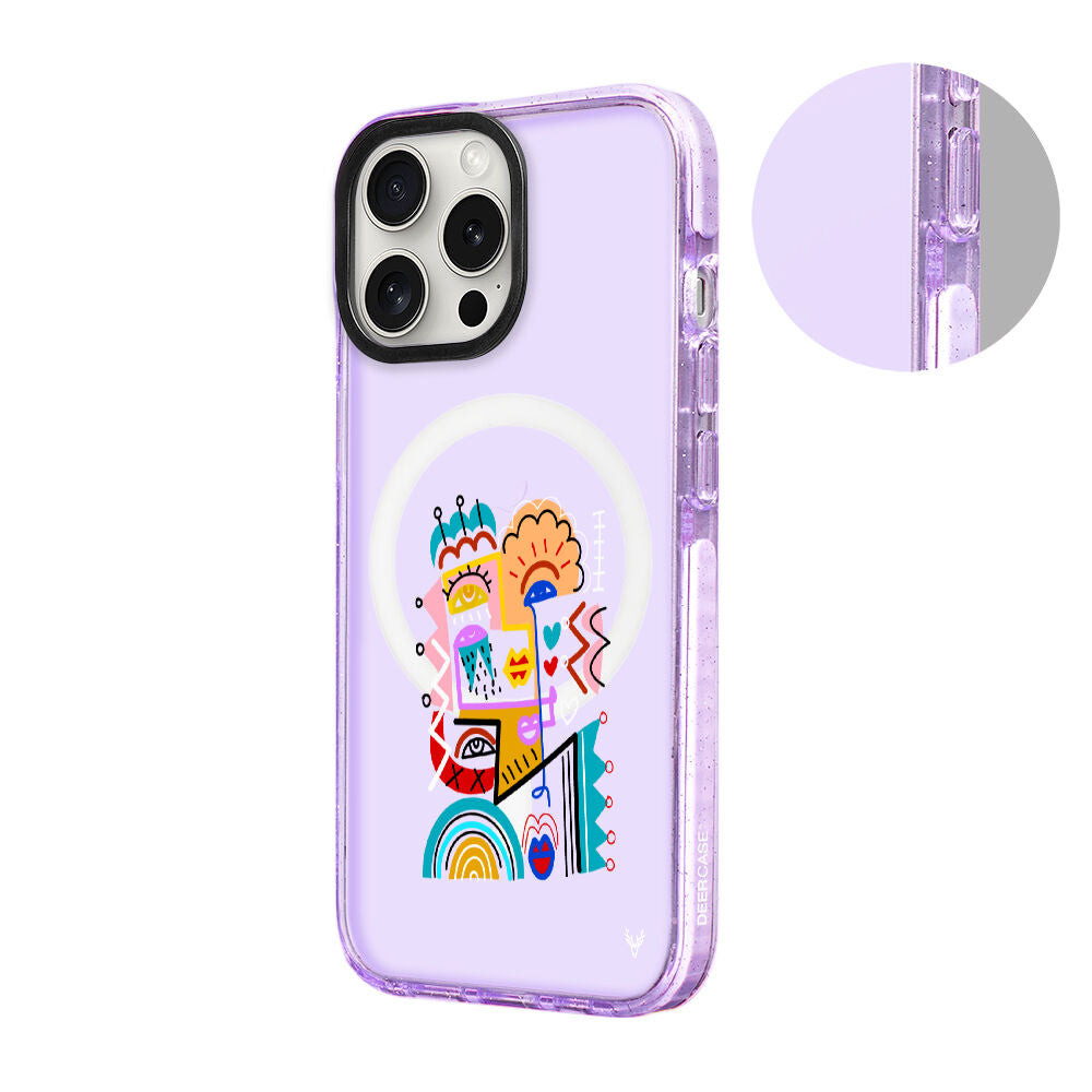 MagsafeliArtycaseSimliMor