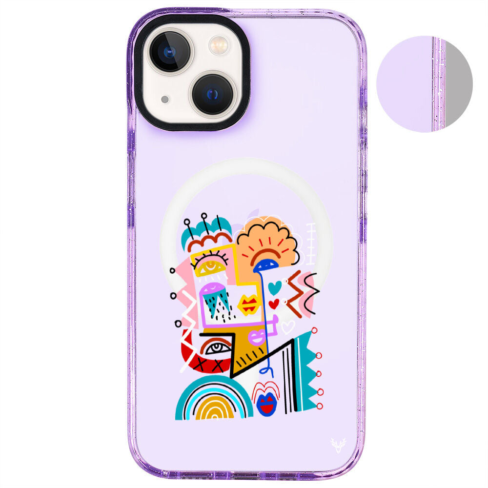 MagsafeliArtycaseSimliMor
