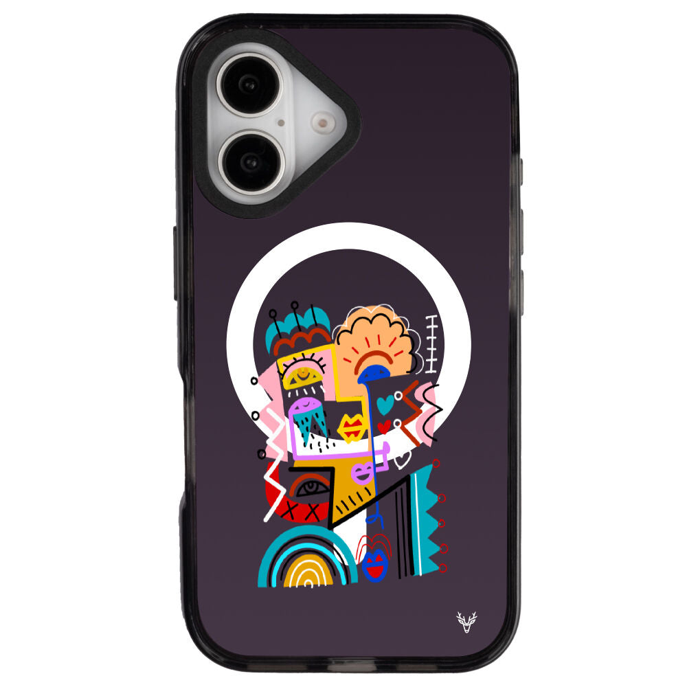 MagsafeliArtycaseCoolBlack