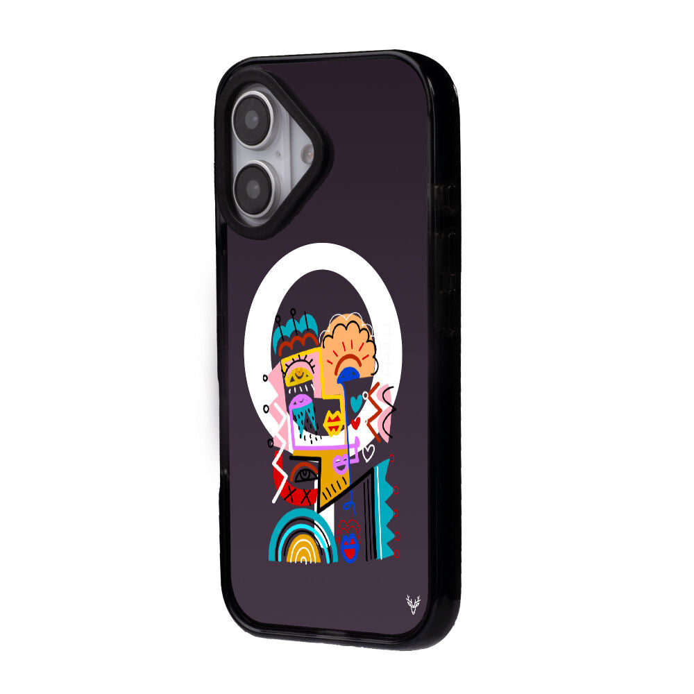 MagsafeliArtycaseCoolBlack