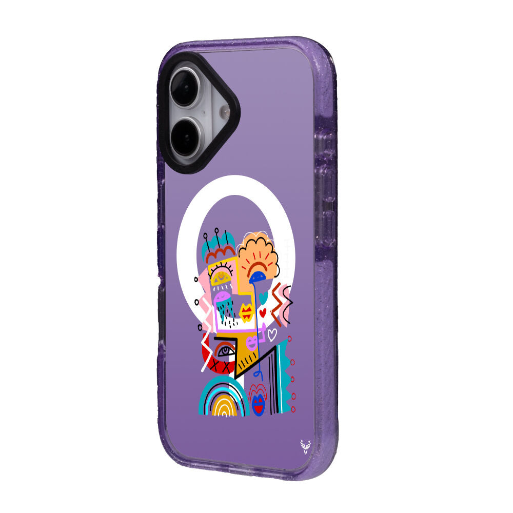 MagsafeliArtycaseSimliMor