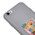 iPhone 6S Plus Smile Eyes Telefon Kılıfı - Renkli Silikon - Gri
