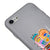 iPhone 7 Smile Eyes Telefon Kılıfı - Renkli Silikon - Gri