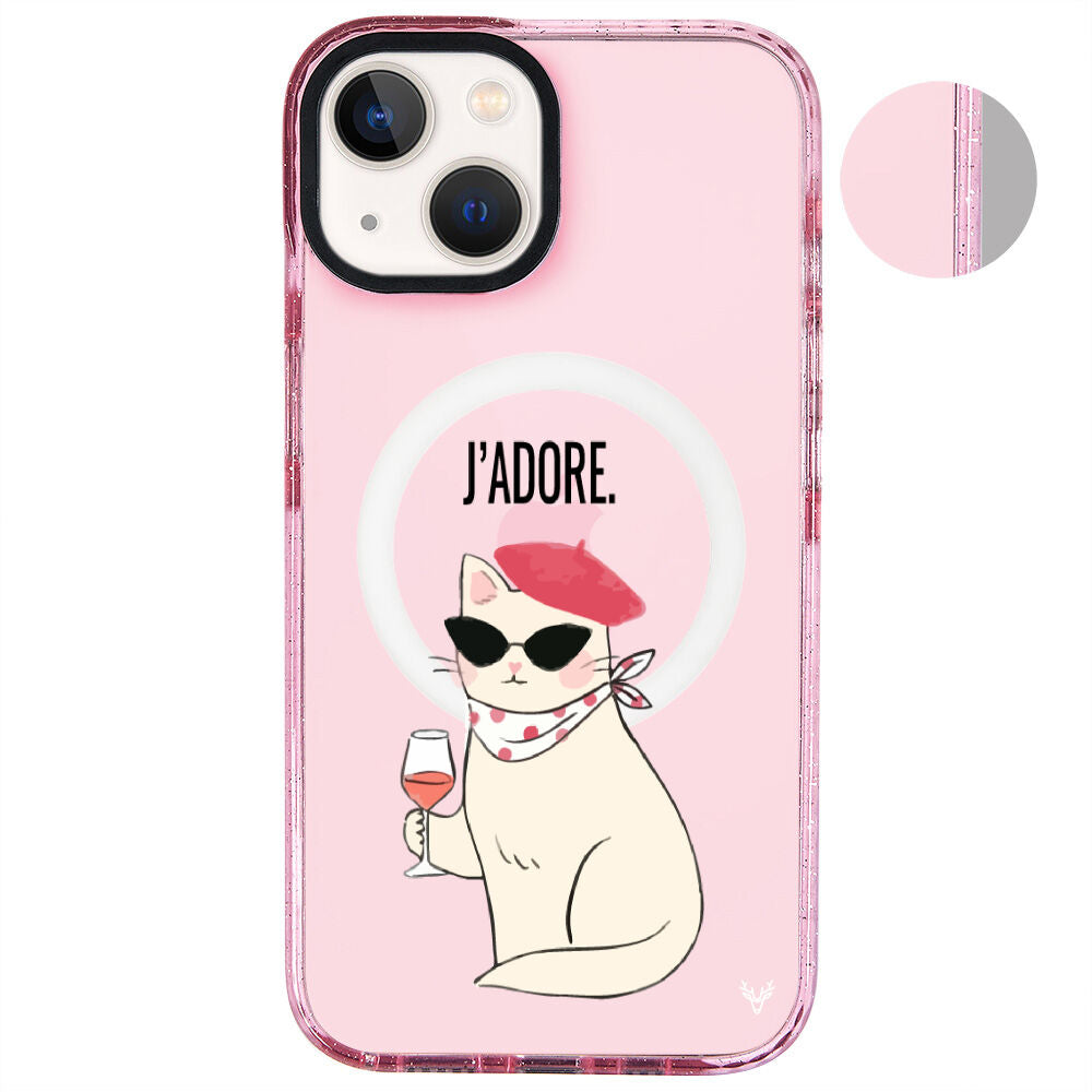 MagsafeliArtycaseSimliPembe
