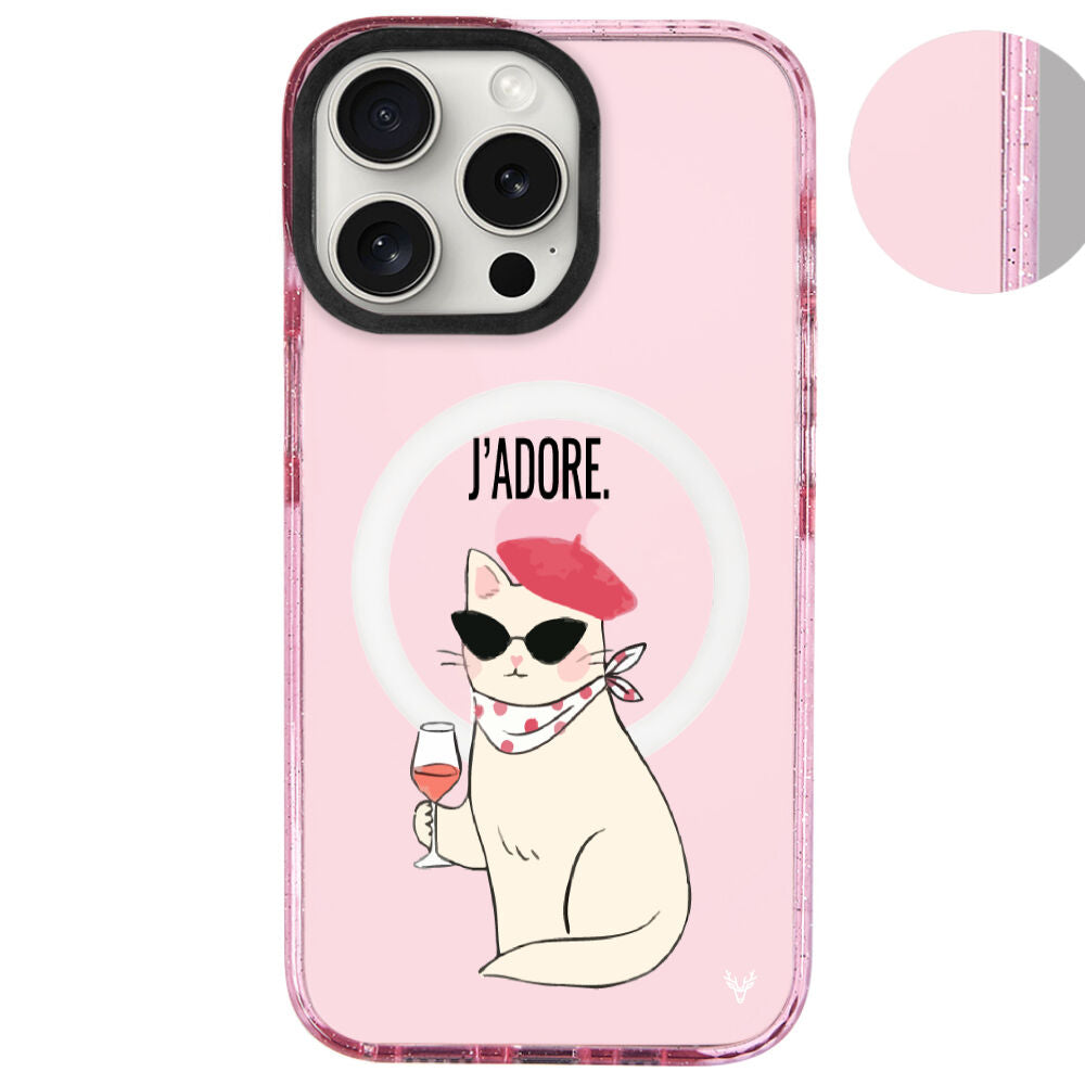 MagsafeliArtycaseSimliPembe