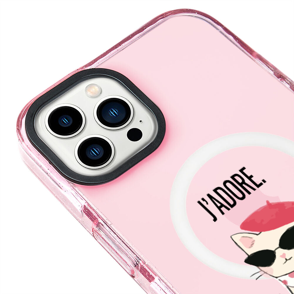 MagsafeliArtycaseSimliPembe