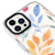 iPhone 14 Pro Max Watercolor Flowers Telefon Kılıfı - Magsafeli Artycase - Beyaz