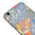 iPhone 6S Plus Watercolor Flowers Telefon Kılıfı - Renkli Silikon - Gri