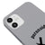 iPhone 12 Paranoid Telefon Kılıfı - Renkli Silikon - Gri