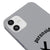 iPhone 12 Mini Paranoid Telefon Kılıfı - Renkli Silikon - Gri