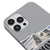iPhone 12 Pro Max Money Talks Telefon Kılıfı - Renkli Silikon - Gri