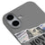 iPhone 16 Plus Money Talks Telefon Kılıfı - Renkli Silikon - Gri