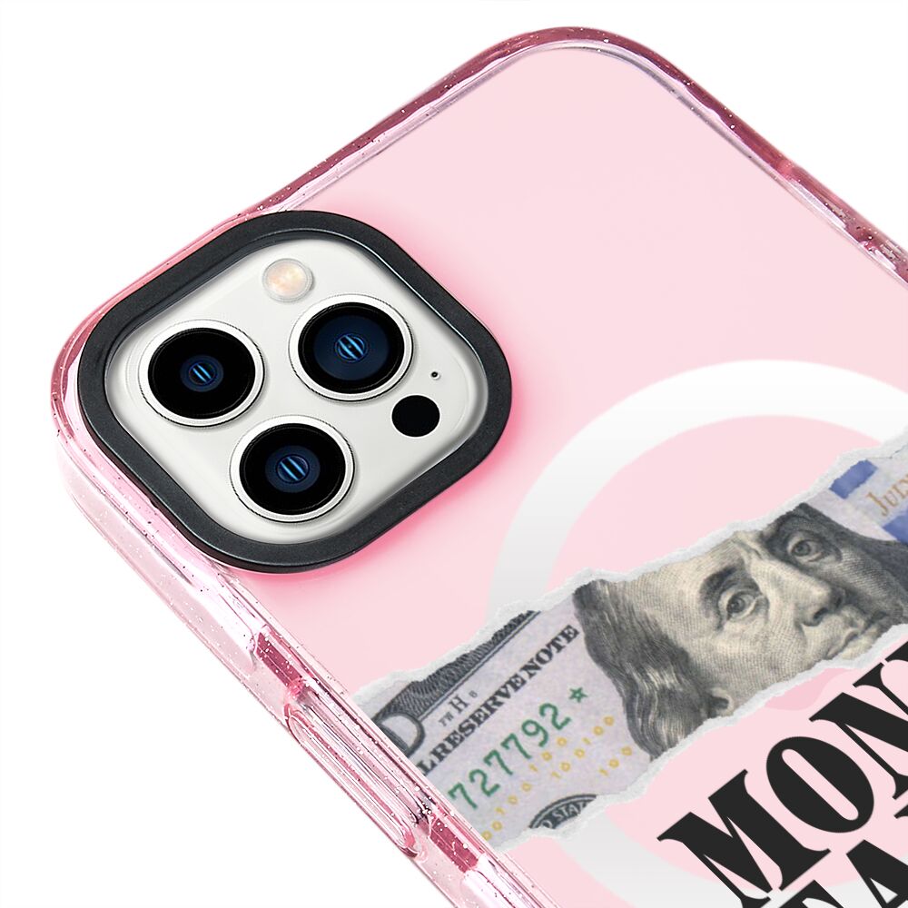 MagsafeliArtycaseSimliPembe