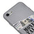 iPhone 7 Money Talks Telefon Kılıfı - Renkli Silikon - Gri