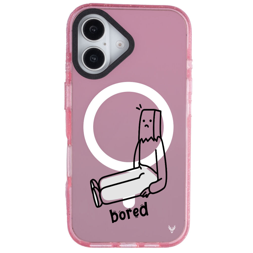 MagsafeliArtycaseSimliPembe