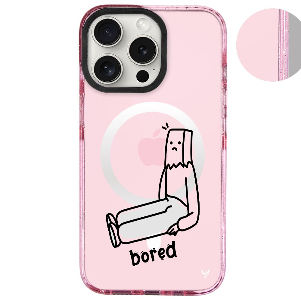 MagsafeliArtycaseSimliPembe