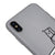 iPhone XS Max Bored Telefon Kılıfı - Renkli Silikon - Gri