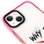 iPhone 14 So Serious Telefon Kılıfı - Artycase - Pembe Yeşil