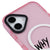 iPhone 16 So Serious Telefon Kılıfı - Magsafeli Artycase - Simli Pembe