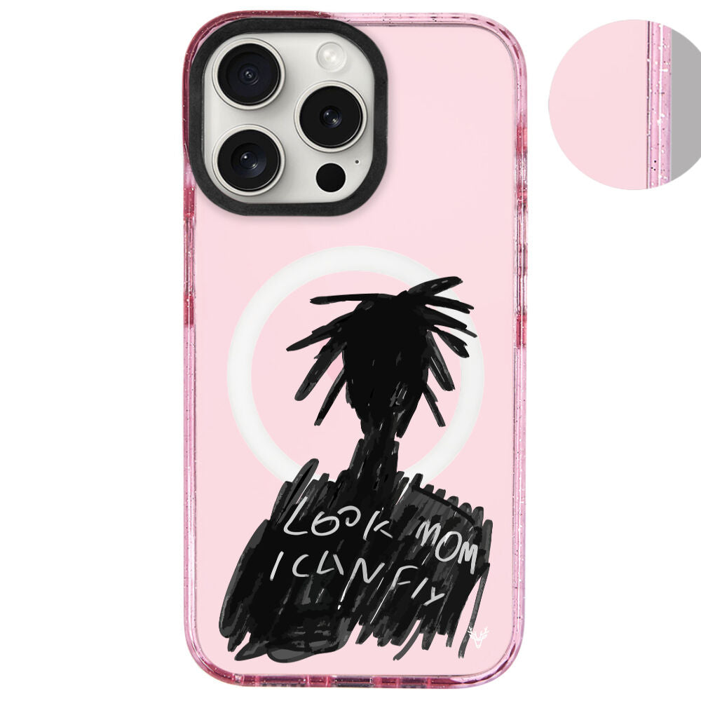 MagsafeliArtycaseSimliPembe