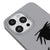 iPhone 14 Pro Max Look Mom Fly Telefon Kılıfı - Renkli Silikon - Gri